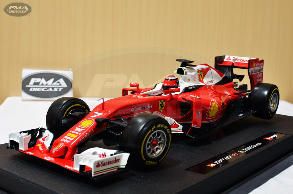 KIMI RAIKKONEN 2016 FERRARI SF16-H 1:18